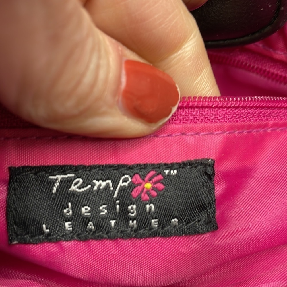 Tempo Designs Patchwork Leather And Snakeskin Clu… - image 3